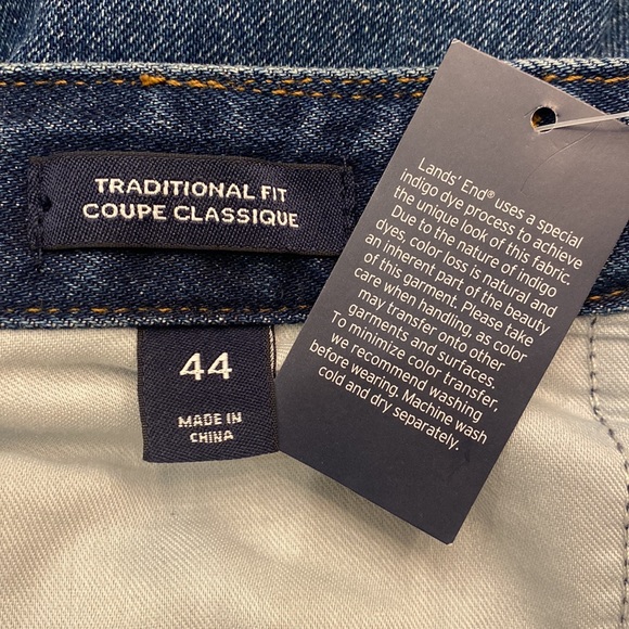 Land’s End Square Rigger Traditional Fit Coupe Classique, Men’s, 44” Waist, NWT - Picture 7 of 8